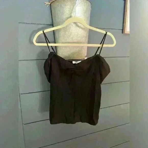 Vince Tops - Vince black cold shoulder top size 10